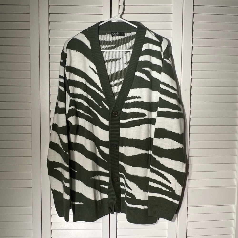 Zebra print Cradigan